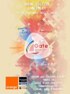 Lancement GATE® 2022